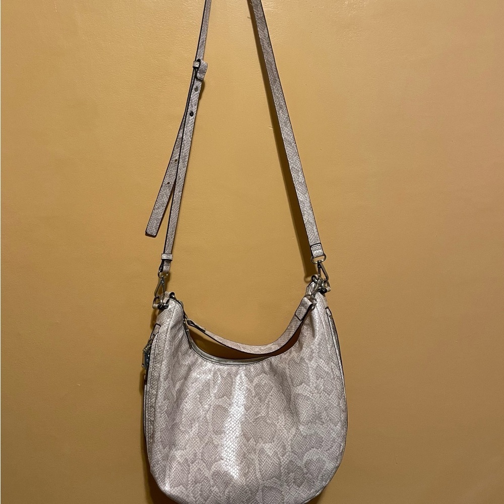 INC International Concepts Cream Shoulder Bag